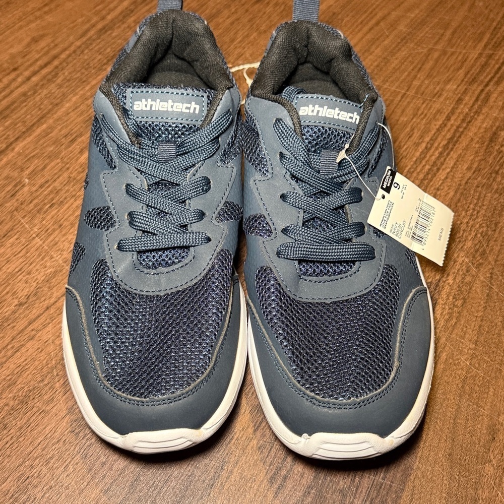 NEW! Athletech Men's Circuit Navy Athletic Sneakers
 Size 9 Shoes